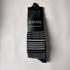 Bergamo New York Handmade Tie and Socks Combo Pack
 NWT
